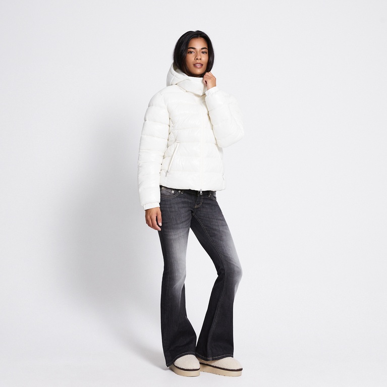 Short puffer jacket "Nikki" Ivory